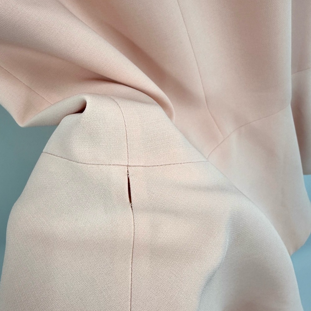 Cinq à Sept Marta Off-the-Shoulder Trumpet Midi Dress, Blush Rose, Size 4 - Picture 8 of 12
